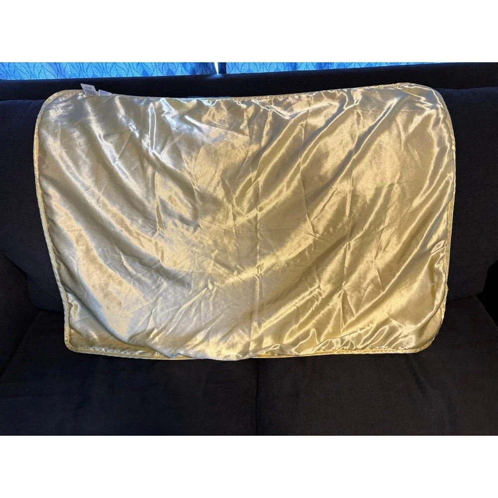 Baby Looney Tunes Vintage Satin Trim Embroidered Tweety Sylvester Blanket yellow